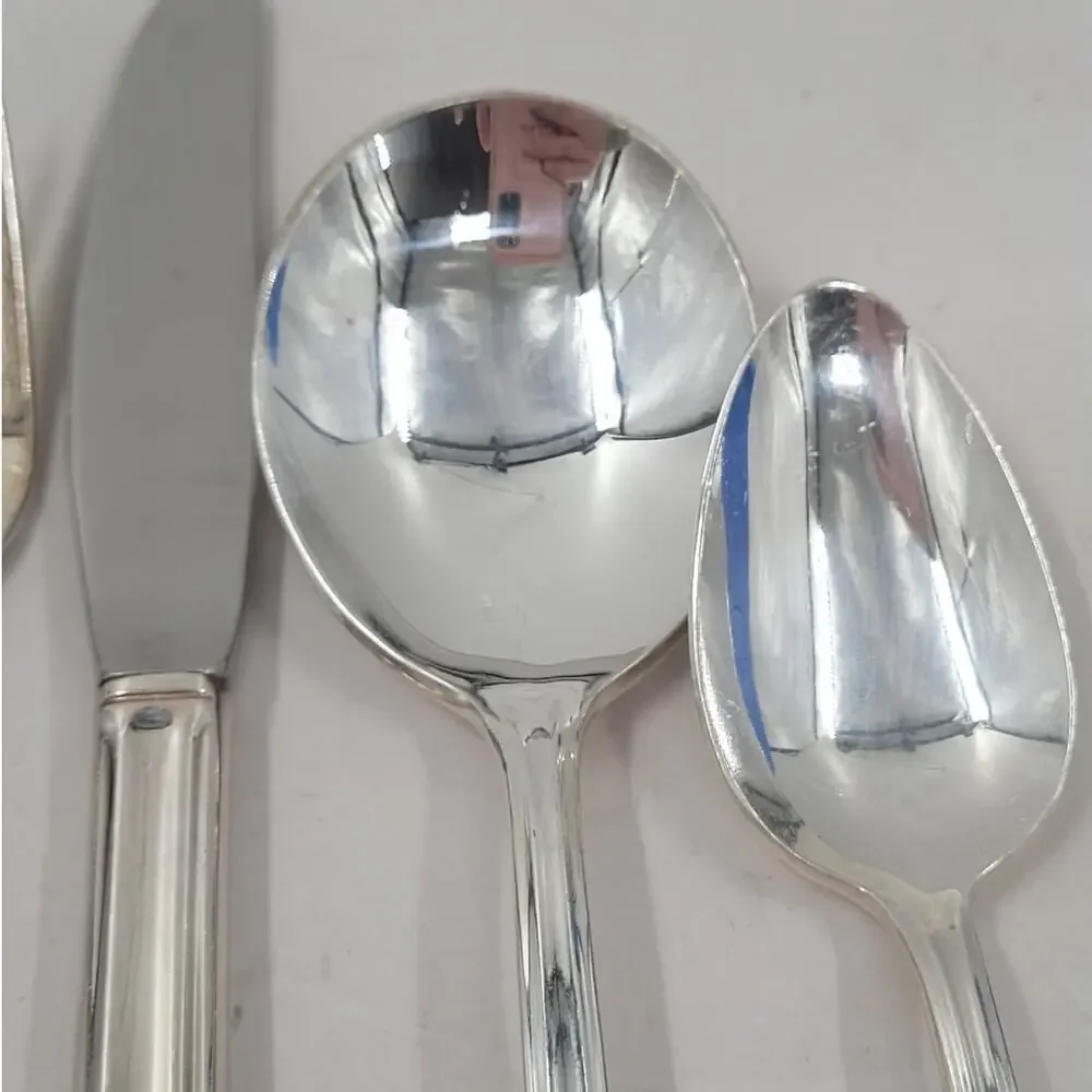 Rogers‎ Brothers Silverplate Eternally Yours Coquette 5 Piece Setting 8-8